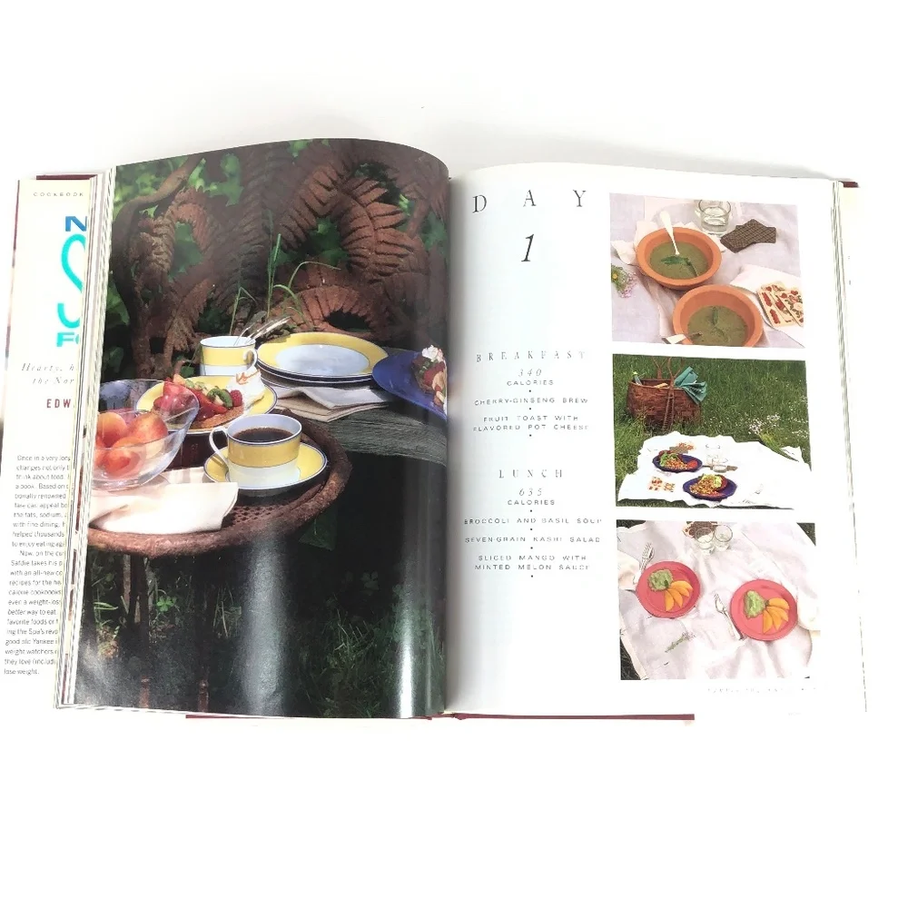 New Spa Food, Cook Book, Healthy Recipes, by Edward J. Safdie, 1990